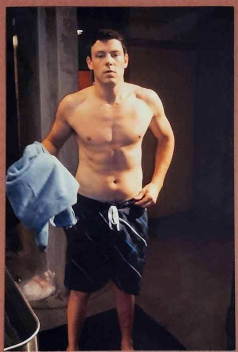 cory monteith as finn hudson glee bts