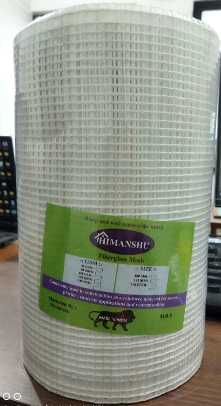 HIMANSHU 145 GSM Thick Fiber Mesh Glass Coated for Waterproofing 12 ...