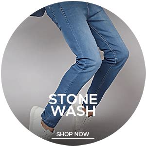 Buy Stone Washed Denim Jeans Online in India at Beyoung