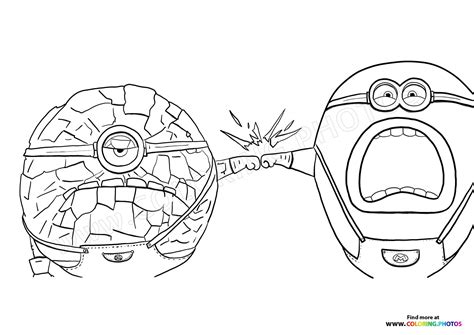 Mega Minions Coloring Pages - Molon Printable