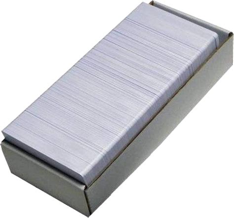 Vnex Plain White PVC Id Cards for Inkjet Printers - Set of 230 Single ...