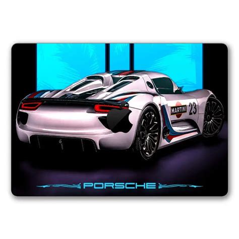 Porsche 918 Spyder BlueGlow Laptop Skin for MacBook | Buy Online Now ...