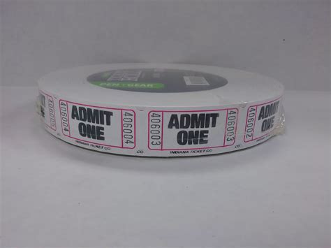 Buy PenGear - 2000 Count Single Assorted Raffle Ticket Roll Online at ...