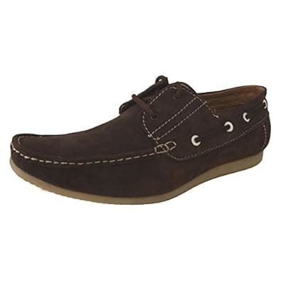 Buy Ishan Shoes Men's Slip On Brown Leather Mocassion 10 at Amazon.in