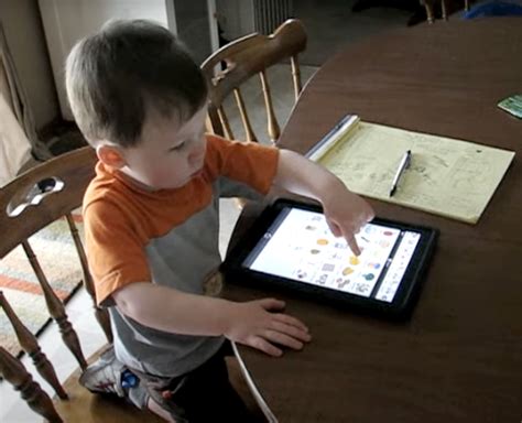 Image result for Child Using Proloquo2Go