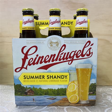 Leinenkugels Summer Shandy Weiss Lemon flavored 6 x 12oz [beer shandy ...