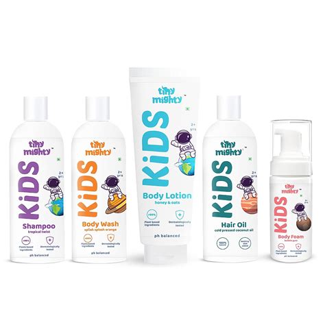Amazon.in: Buy Tiny Mighty Kids Body Wash 200 ml, Body Foam Wash 150 ml ...