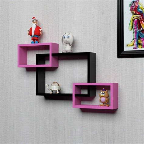 Lenakel Sizkon® Wall Decoration Shelf Engineered Wood Floating Rack for ...