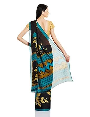 Buy Florence Saree with Blouse Piece (FL-1322-A_Multicolor_Free Size ...