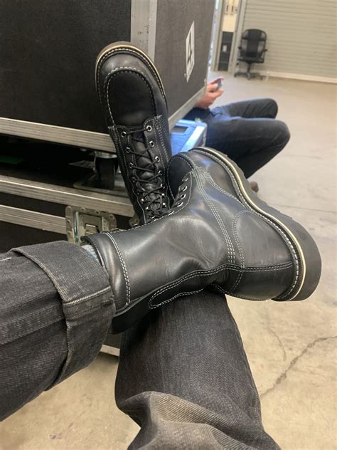 New boot goofin - thorogood 8” steel toe moc toe : r/Boots