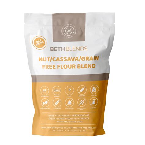 Amazon.com : Beth Blends Nut/Cassava/Grain Free Flour Blend - Vegan ...