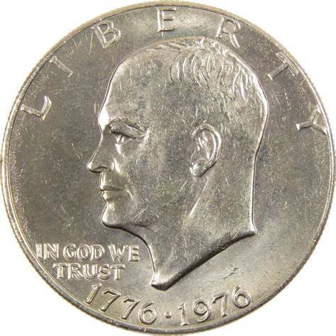 1976 Type 1 Eisenhower Bicentennial Dollar BU Uncirculated Clad IKE $1 ...