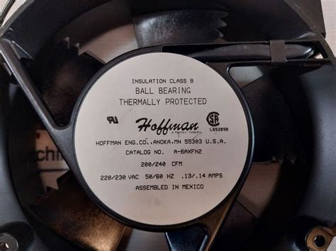 Hoffman A-6Axfn2 Axial Fan – Aeliya Marine Tech®