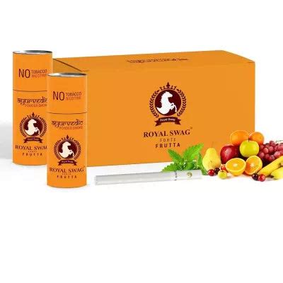 Royal Swag Ayurvedic & Herbal Cigarette, Fruta Flavour – AYUSH Upchar