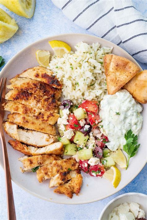 Greek Chicken Bowls - Everyday Delicious