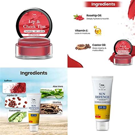 Buy TNW-THE NATURAL WASH LIP CARE COMBO WITH TUNNEL OF LOVE LIP & CHEEK ...