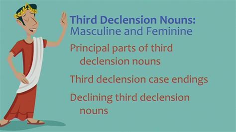 Third Declension Masculine and Feminine Nouns | Latin Grammar | PBS ...