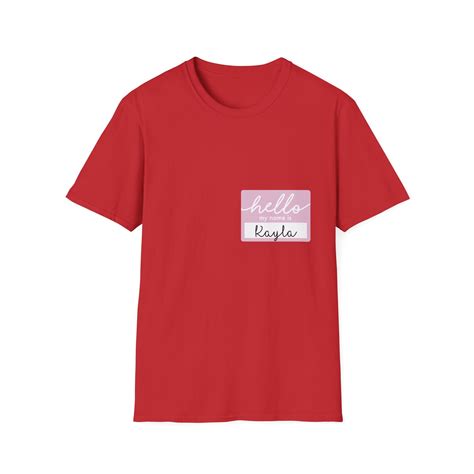 Novelty Hello My Name Is Kayla Women Wife Tag Nickname Fun Cute Name Tag Kayla Grandma Mom Tag ...