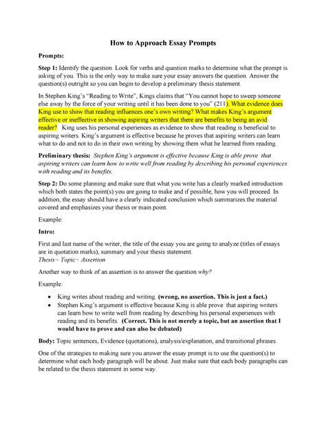 Image result for Essay Prompts