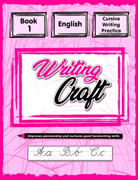 ENGLISH - Cursive Handwriting Practice Book 1 - Writing Craft ...