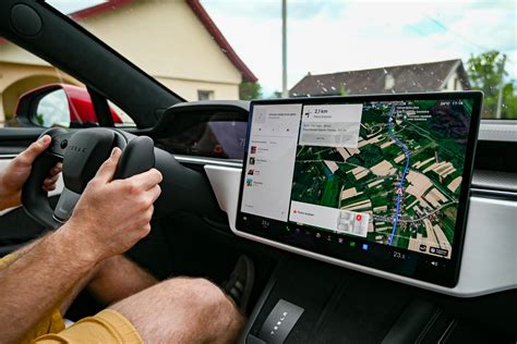 Image result for Using Waze Tesla Model 3