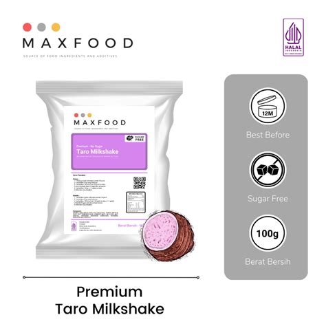 Premium No Sugar - Taro Milkshake/ Taro Flavored Milkshake Drink Powder 100 Grams | Shopee Malaysia