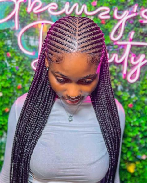 Image result for Braids with Middle Part Tutorial