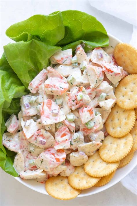 Fake crab salad – Artofit