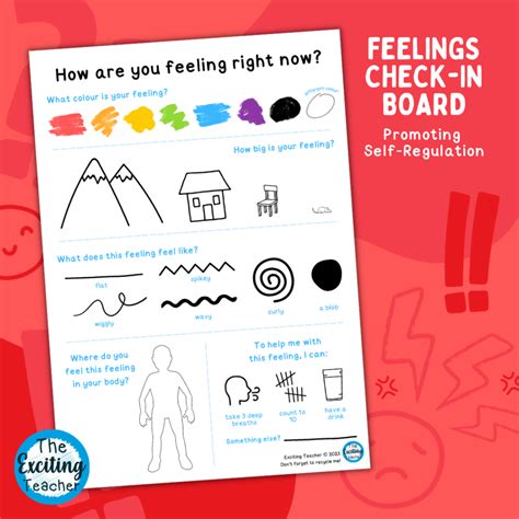 ‘How are you feeling right now?’ Feelings Check-In Board – Exciting ...