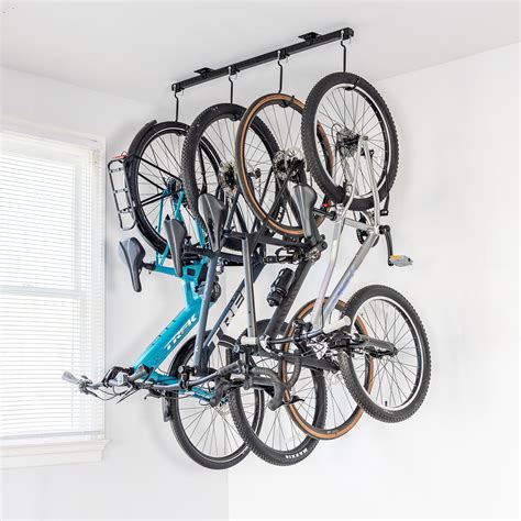 Ceiling Bike Rack, Overhead Garage Bike Hanger, Heavy-Duty Mountain ...