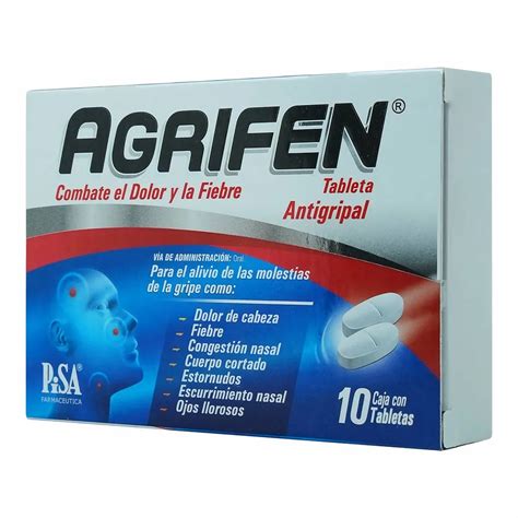 Agrifen Paracetamol (500 mg). Cafeína (25 mg). Clorhidrato de ...