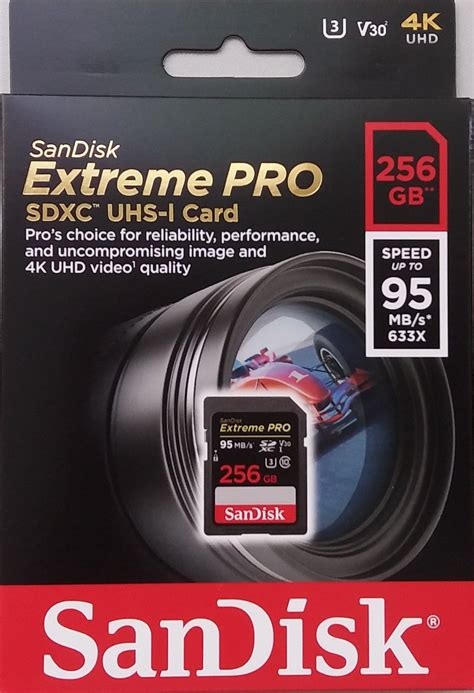 Amazon.com: SanDisk 256GB Extreme PRO SDXC UHS-I Memory Card - C10, U3 ...