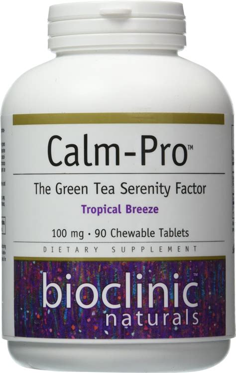 Amazon.com: Bioclinic Calm Pro Chewable Tablets, 90 Count : Health & Household