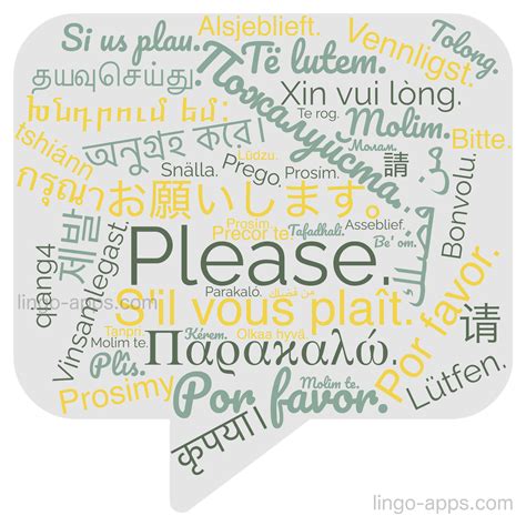 How to Say "Please." in 50 Different Languages? - LingoCards - Top ...