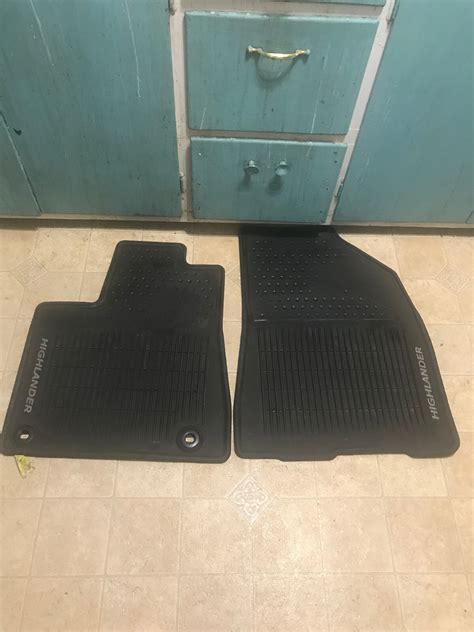 2019 Toyota Highlander Oem All Weather Floor Mats | Viewfloor.co