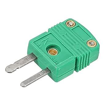 MECCANIXITY K Type Thermocouple Wire Connectors Male Plug Adapter High ...