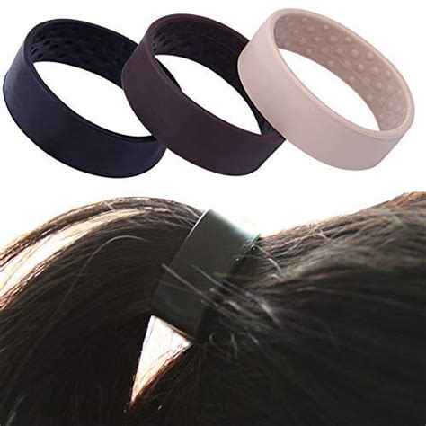 New Silicone Hair Tie Foldable Hair Ring Rope Stationarity Elastic Hair ...