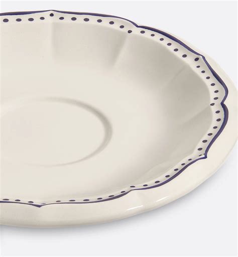 Coffee Saucer Ceramic with Star Motif | DIOR