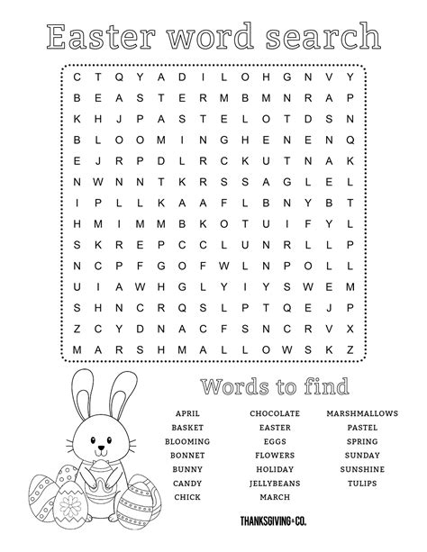 Image result for Easter Word Search