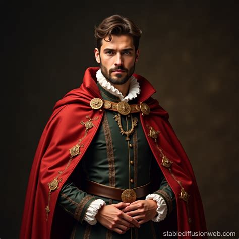 Medieval Noble Men Fantasy Portrait | Stable Diffusion Online