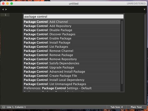 Sublime Text 4 Package Control 的图像结果