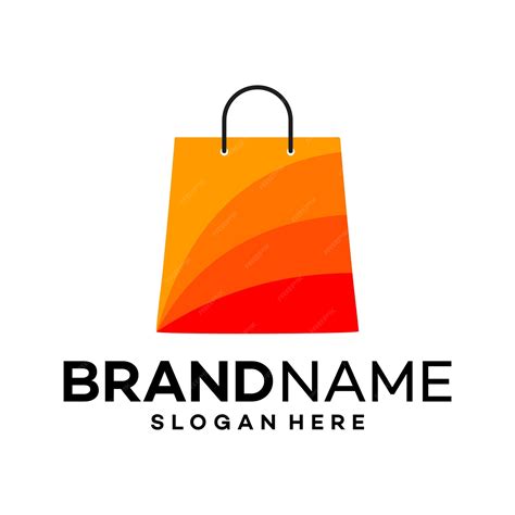 Premium Vector | Shopping bag logo design template illustration vector