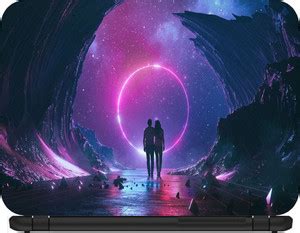 GEOBYTE Couple Starry Sky Art 123338 Vinyl Reusable Laptop Skin ...