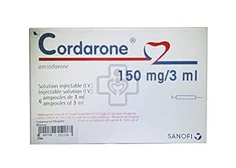 Cordarone 150mg/3Ml - Ampule of 3 ml Injection : Amazon.in: Health ...