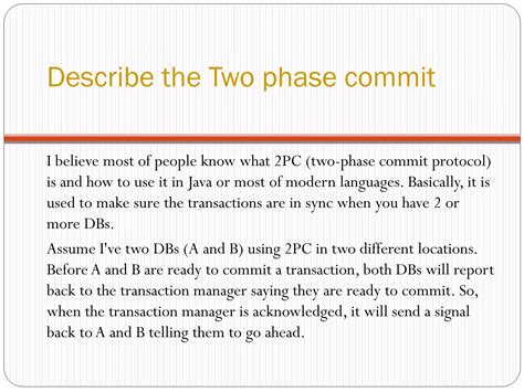 Image result for Three-Phase Commit Protocol vs Two-Phase