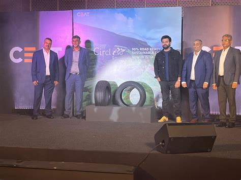 CEAT Launches India’s First Road-Ready Tyre with 90% Sustainable ...
