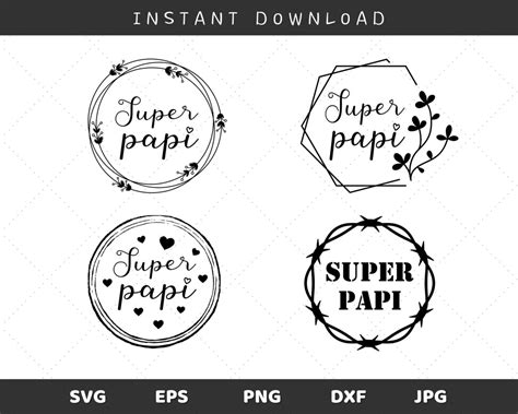 Buy Super Papi Svg , Father Svg , Dad Svg , Father Day Png , Father ...