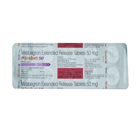Mirabet 50 Tablet 10's Price, Uses, Side Effects, Composition - Apollo ...
