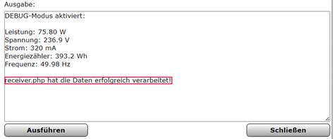 PHP Dashboard für HmIP Smartmeter