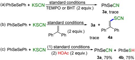 Paired Electrolysis Enabled Cyanation of Diaryl Diselenides with KSCN ...